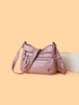 PU Leather Multi Pockets Shoulder Bag - V.I.P Digital Presence