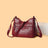 PU Leather Multi Pockets Shoulder Bag - V.I.P Digital Presence