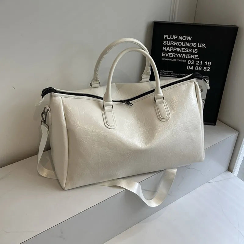 PU Leather Oversize Travel Bag - V.I.P Digital Presence