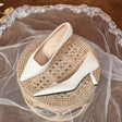 PU Leather Point Toe Pumps - V.I.P Digital Presence