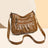 PU Leather Ruched Adjustable Strap Shoulder Bag - V.I.P Digital Presence