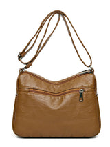 PU Leather Ruched Adjustable Strap Shoulder Bag - V.I.P Digital Presence