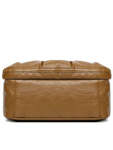 PU Leather Ruched Adjustable Strap Shoulder Bag - V.I.P Digital Presence