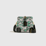 PU Leather Snakeskin Print Crossbody Bag - V.I.P Digital Presence