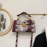 PU Leather Snakeskin Print Crossbody Bag - V.I.P Digital Presence
