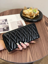 PU Leather Solid Color Wallet - V.I.P Digital Presence