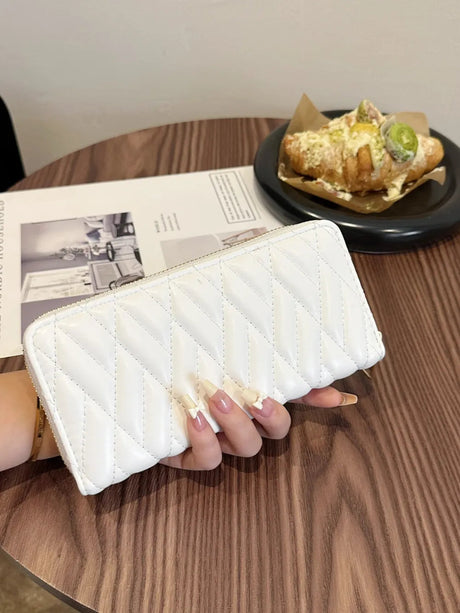 PU Leather Solid Color Wallet - V.I.P Digital Presence