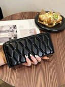 PU Leather Solid Color Wallet - V.I.P Digital Presence