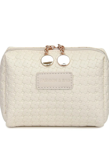 PU Leather Woven Clutch - V.I.P Digital Presence