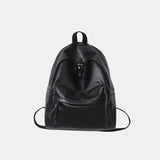 PU Leather Zip Backpack Bag - V.I.P Digital Presence