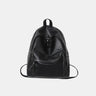 PU Leather Zip Backpack Bag - V.I.P Digital Presence
