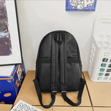 PU Leather Zip Backpack Bag - V.I.P Digital Presence