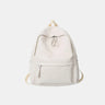 PU Leather Zip Backpack Bag - V.I.P Digital Presence