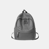 PU Leather Zip Backpack Bag - V.I.P Digital Presence