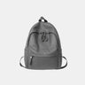 PU Leather Zip Backpack Bag - V.I.P Digital Presence