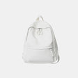 PU Leather Zip Backpack Bag - V.I.P Digital Presence