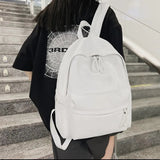 PU Leather Zip Backpack Bag - V.I.P Digital Presence
