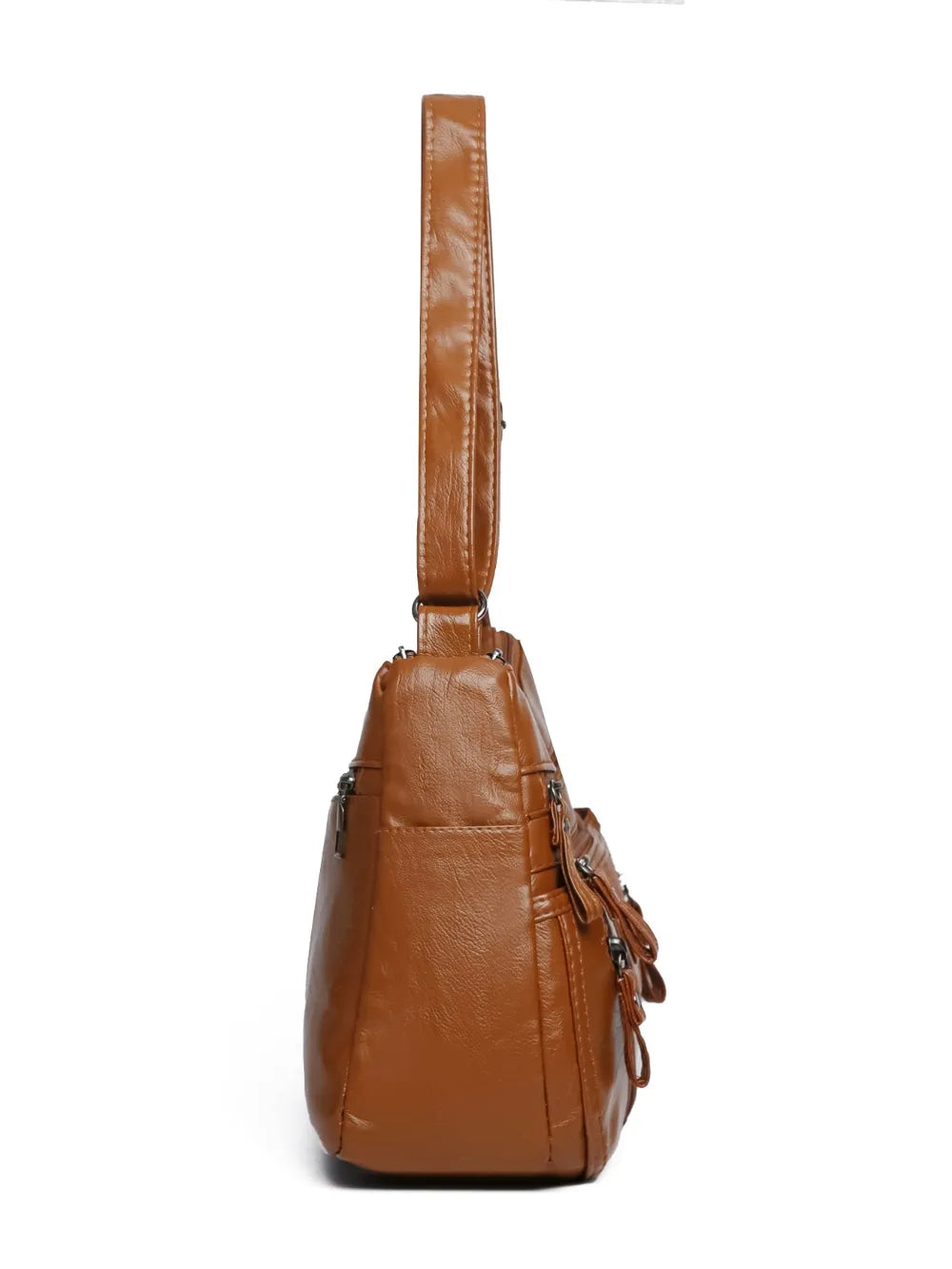 PU Multi-Compartment Crossbody Bag - V.I.P Digital Presence