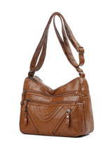 PU Multi-Compartment Crossbody Bag - V.I.P Digital Presence