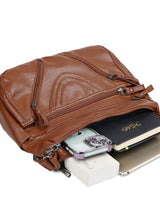 PU Multi-Compartment Crossbody Bag - V.I.P Digital Presence