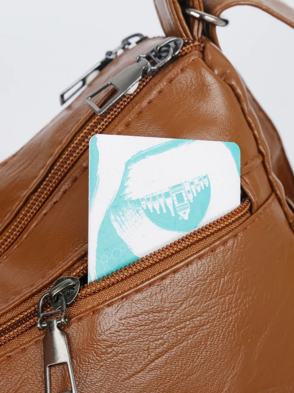 PU Multi-Compartment Crossbody Bag - V.I.P Digital Presence