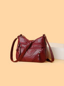 PU Multi-Compartment Crossbody Bag - V.I.P Digital Presence