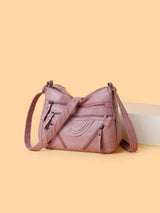 PU Multi-Compartment Crossbody Bag - V.I.P Digital Presence