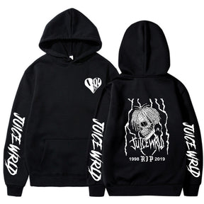 Rap singer Juice Wrld sweatshirt loose fitting men's and women's hooded sweatshirt - V.I.P Digital Presence
