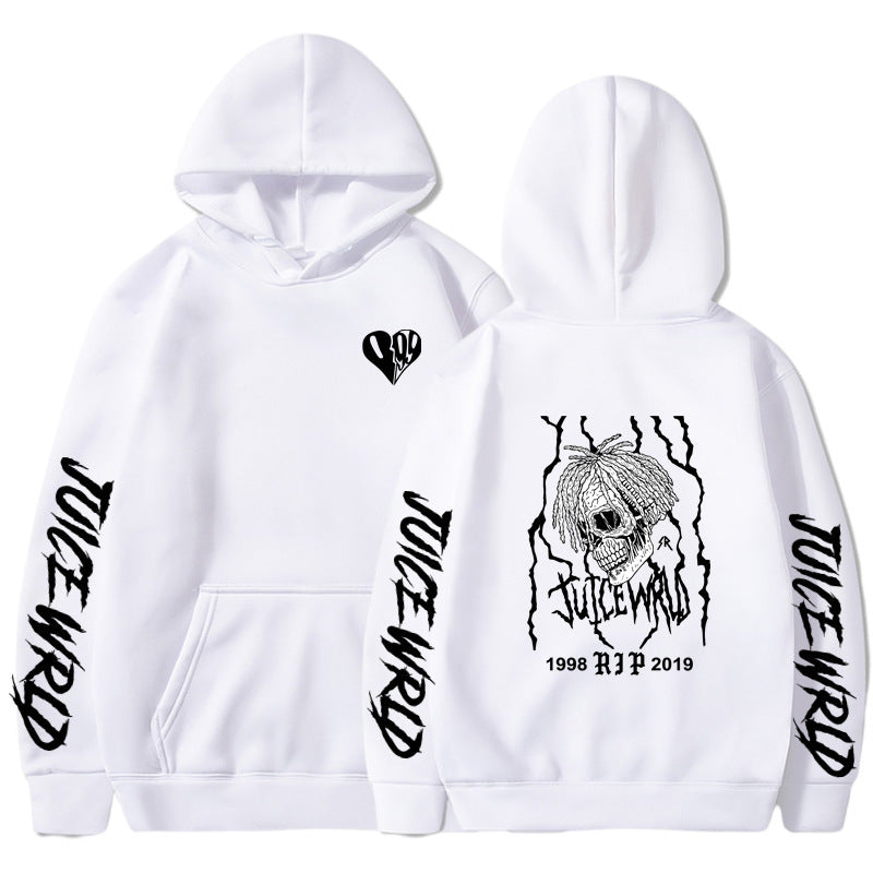 Rap singer Juice Wrld sweatshirt loose fitting men's and women's hooded sweatshirt - V.I.P Digital Presence