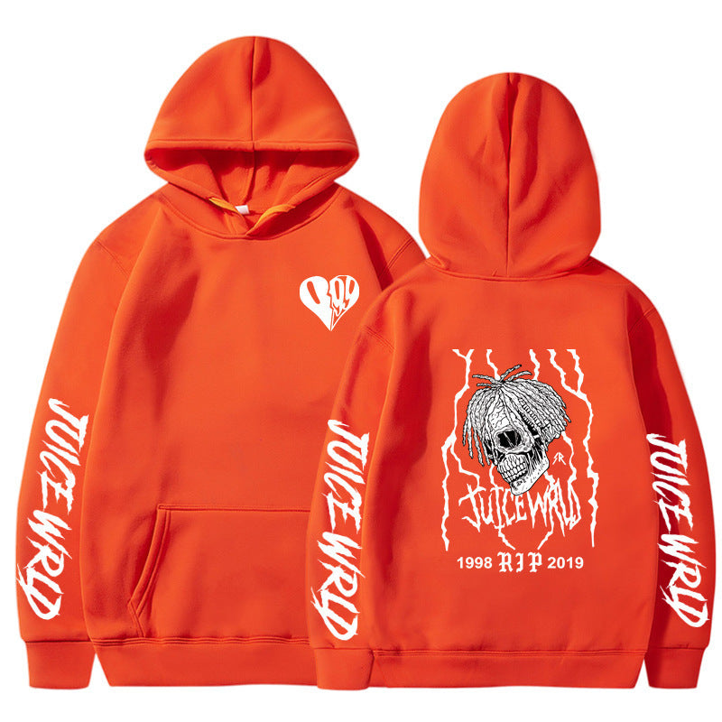 Rap singer Juice Wrld sweatshirt loose fitting men's and women's hooded sweatshirt - V.I.P Digital Presence