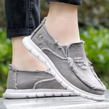 Raw Edge Round Toe Embroidery Flat Slip-Ons - V.I.P Digital Presence