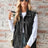 Raw Hem Sleeveless Button Up Denim Jacket - V.I.P Digital Presence