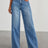 Raw Hem Wide Leg Jeans - V.I.P Digital Presence