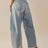 Raw Hem Wide Leg Jeans with Pockets - V.I.P Digital Presence