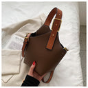 Retro Women's Bag Fashion Casual Bag Portable Water Bucket Bag Red Crossbody Women's Bag - V.I.P Digital Presence