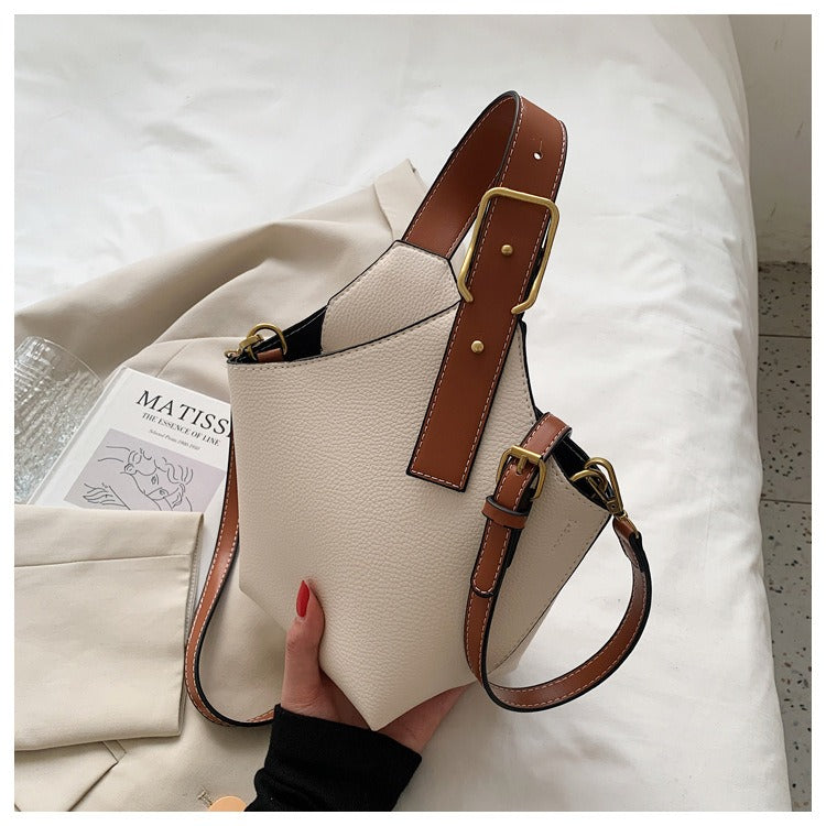 Retro Women's Bag Fashion Casual Bag Portable Water Bucket Bag Red Crossbody Women's Bag - V.I.P Digital Presence