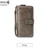 RFID Antimagnetic Wallet Long Zipper Women's Wallet Leather Wallet New Large Capacity Handbag - V.I.P Digital Presence