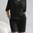 Ribbed V-Neck Top and Shorts Set - V.I.P Digital Presence