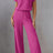 Round Neck Short Sleeve Jumpsuit - V.I.P Digital Presence