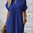 Round Neck Short Sleeve Mini Dress - V.I.P Digital Presence