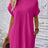 Round Neck Short Sleeve Mini Dress - V.I.P Digital Presence