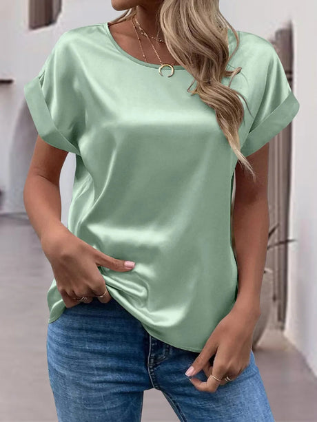 Round Neck Short Sleeve T-Shirt - V.I.P Digital Presence