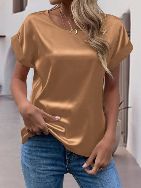 Round Neck Short Sleeve T-Shirt - V.I.P Digital Presence