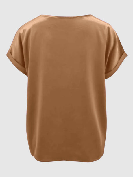 Round Neck Short Sleeve T-Shirt - V.I.P Digital Presence