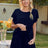 Round Neck Short Sleeve T-Shirt and Drawstring Shorts Lounge Set - V.I.P Digital Presence