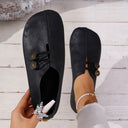 Round Toe Flat Slip-Ons - V.I.P Digital Presence
