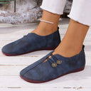 Round Toe Flat Slip-Ons - V.I.P Digital Presence
