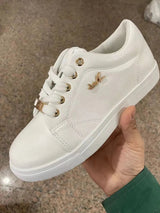 Round Toe Lace Up Sneakers - V.I.P Digital Presence
