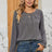 Ruched Round Neck Flounce Sleeve T-Shirt - V.I.P Digital Presence