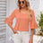 Ruffled Suqare Neck Half Sleeve Blouse - V.I.P Digital Presence